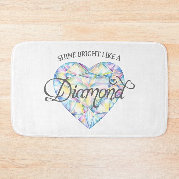 Item preview, Heart shaped diamond watercolor art designed and sold by Sarah Trett.