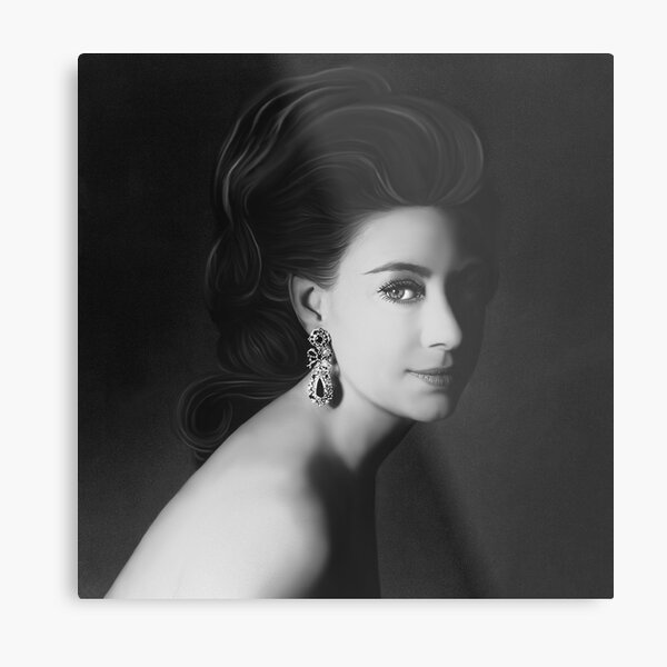 PRINCESS MARGARET Metal Print