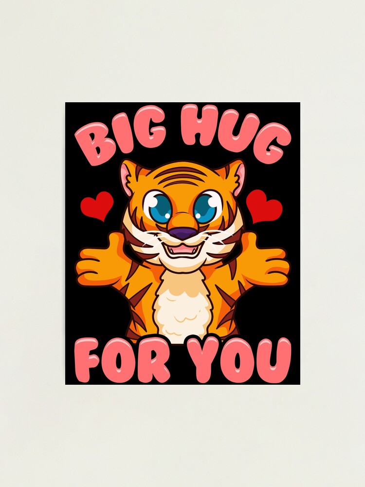 Cute & Funny Big Hug For You Adorable Baby Tiger Water Bottle by The  Perfect Presents