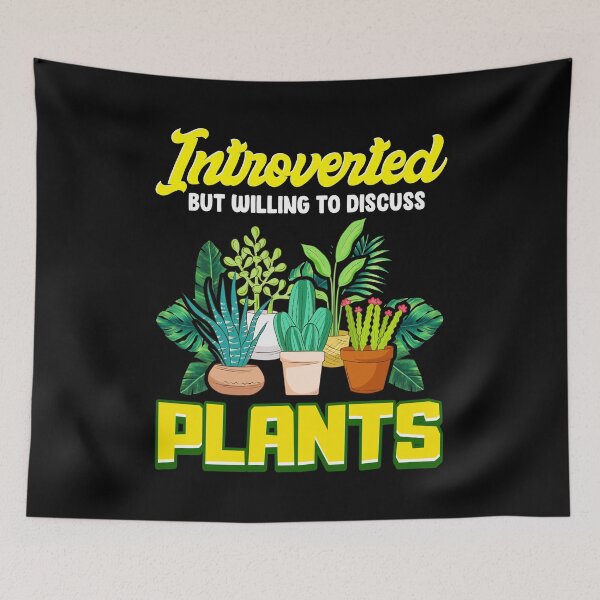 Item preview, Cute Introverted But Willing To Discuss Plants designed and sold by perfectpresents.