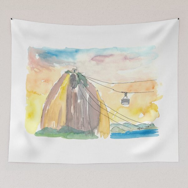 Item preview, Rio de Janeiro - Sugarloaf Mountain Impression at Sunset designed and sold by artshop77.