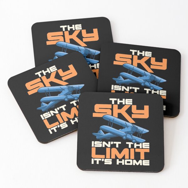 Item preview, The Sky Isn't The Limit It's Home Funny Pilot Pun designed and sold by perfectpresents.