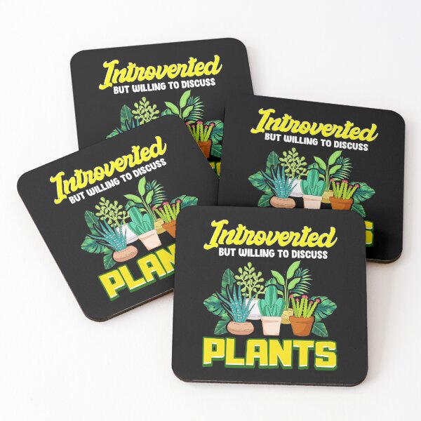Item preview, Cute Introverted But Willing To Discuss Plants designed and sold by perfectpresents.
