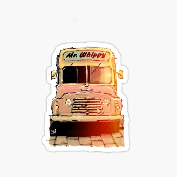 /"FROSTY BOY/" OFTEN LICKED NEVER BEATEN VINYL Sticker Decal Ice Cream