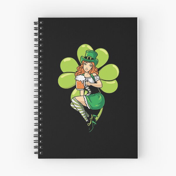 Item preview, Sexy Irish Girl Drinking Saint Patricks Green designed and sold by NeverBreakdown.