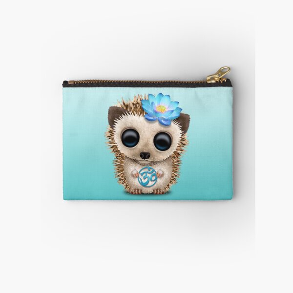 Item preview, Zen Baby Hedgehog with Blue Yoga Om Symbol designed and sold by JeffBartels.