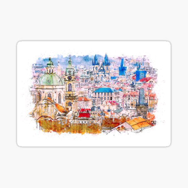 Aperçu de l'œuvre Prague, République Tchèque créée et vendue par AM FineArtPrints.