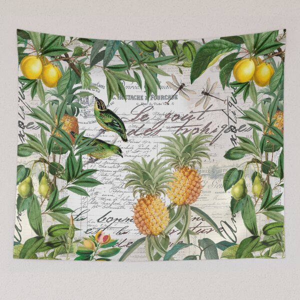 Item preview, Tropical Fruit Illustration Vintage Style designed and sold by artsandsoul.