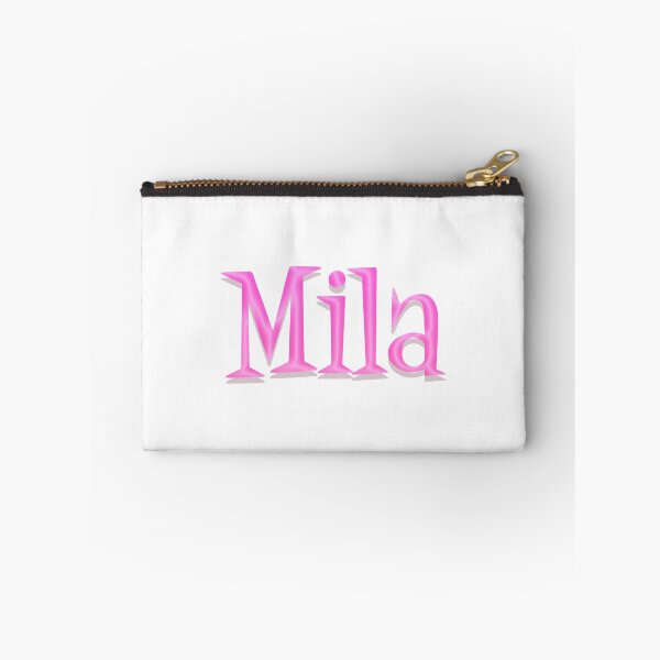 Item preview, Girl Name Mila in Cartoon Style designed and sold by Space-Bug.