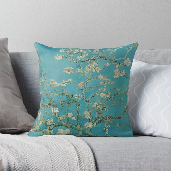Fleurs d'amandier Van Gogh Coussin