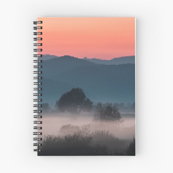 Item preview, Foggy landscape at sunset designed and sold by Patrik Lovrin.