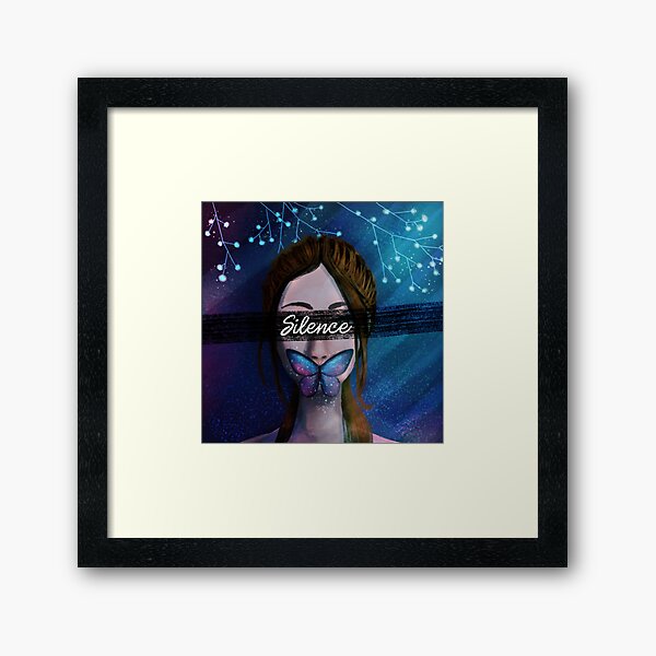 Silence Framed Art Print