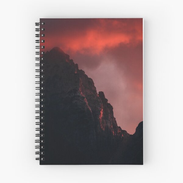 Item preview, Fiery sunset at mountains designed and sold by Patrik Lovrin.