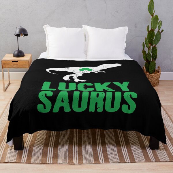 Item preview, Luckysaurus Dinosaur Shamrock Patricks Day T Rex designed and sold by WanitaDesign.