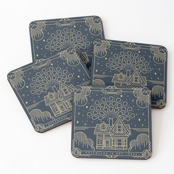 Adventure is out there Coasters (Set of 4)