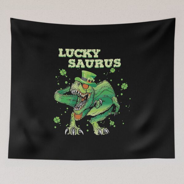 Item preview, Luckysaurus Leprechaun Dinosaur Patricks T Rex designed and sold by WanitaDesign.
