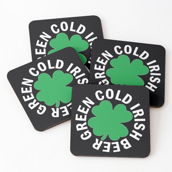 Artikelvorschau, St. Patrick's Day grün kaltes irisches Bier Shamrock Lucky entworfen und verkauft von IceNiceIce.