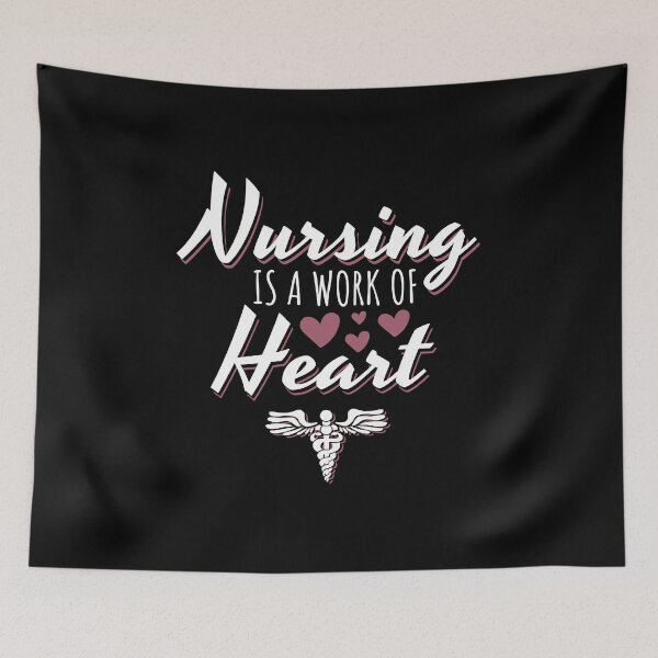 Item preview, Nursing Is A Work Of Heart designed and sold by Marcid95.