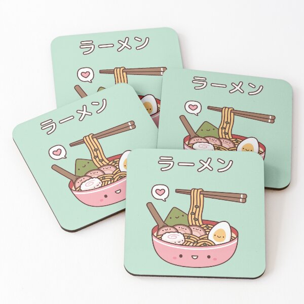 Item preview, Cute Bowl of Ramen and Toppings designed and sold by rustydoodle.