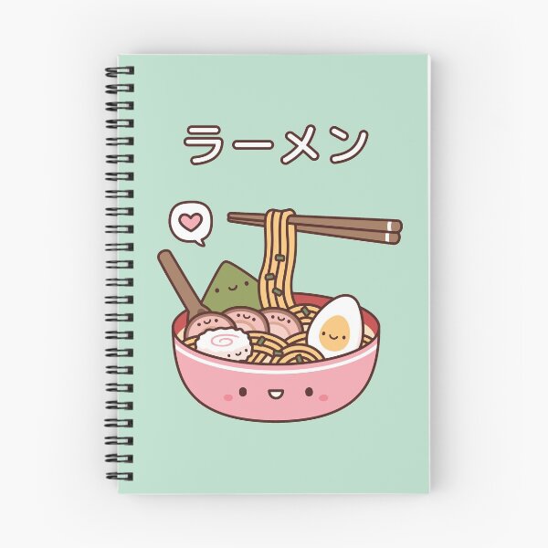 Item preview, Cute Bowl of Ramen and Toppings designed and sold by rustydoodle.