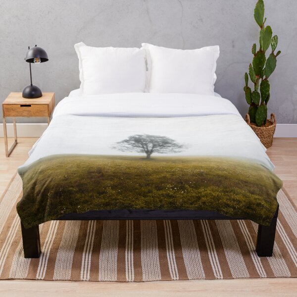Item preview, Lonely tree in a foggy autumn morning designed and sold by Patrik Lovrin.