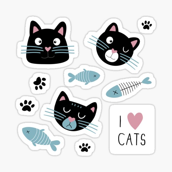 Cute cats Sticker