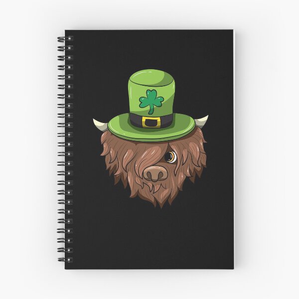 Item preview, St. Patrick's Day Highland Cow Cattle designed and sold by BornDesign.