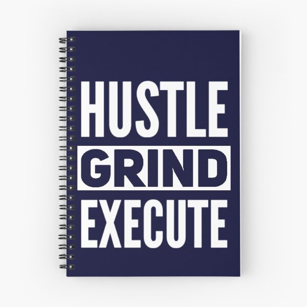 Item preview, Hustle Grind Execute - Entrepreneur Motivation designed and sold by madtoyman.