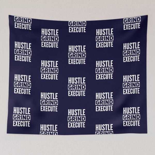 Item preview, Hustle Grind Execute - Entrepreneur Motivation designed and sold by madtoyman.
