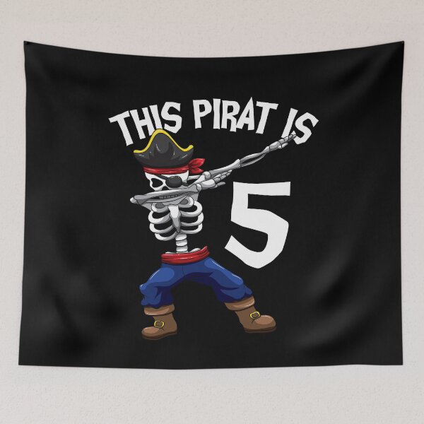 Item preview, This Pirat is 5 Five Years Dabbing designed and sold by BornDesign.