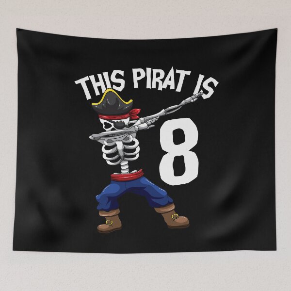 Item preview, This Pirat is 8 Eight Years Dabbing designed and sold by BornDesign.