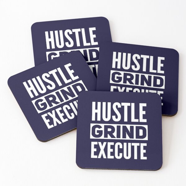 Item preview, Hustle Grind Execute - Entrepreneur Motivation designed and sold by madtoyman.