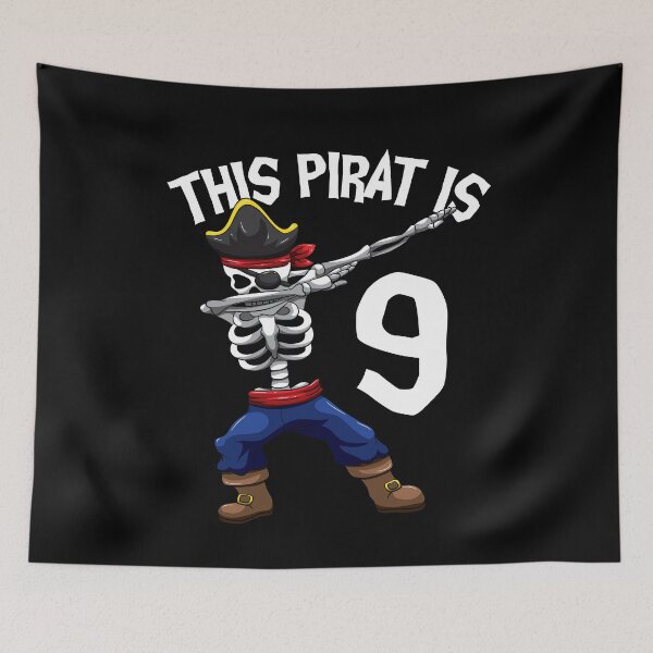 Item preview, This Pirat is 9 Nine Years Dabbing designed and sold by BornDesign.