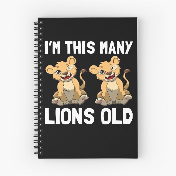 Item preview, I'm This Many Lions Old 2 Yr Two Puppy Lion designed and sold by BornDesign.