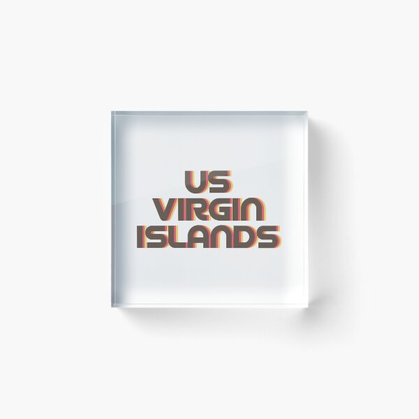 Item preview, US Virgin Islands Retro designed and sold by designkitsch.