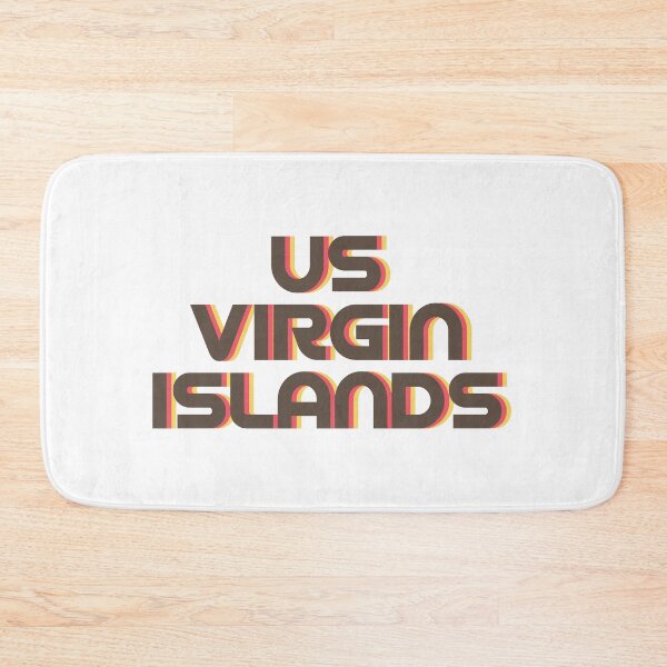 Item preview, US Virgin Islands Retro designed and sold by designkitsch.