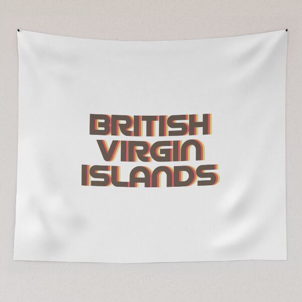 Item preview, British Virgin Islands Retro designed and sold by designkitsch.