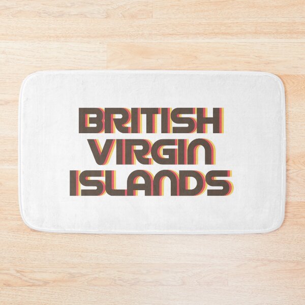 Item preview, British Virgin Islands Retro designed and sold by designkitsch.