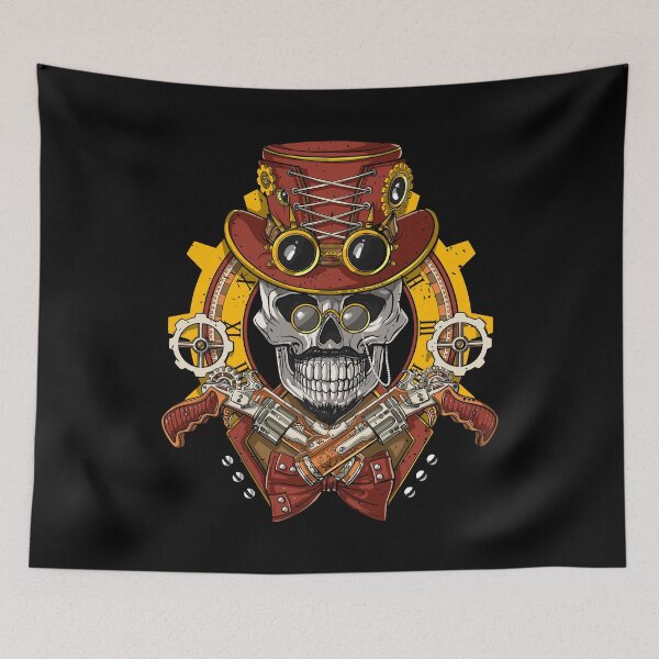 Item preview, Steampunk Skull designed and sold by underheaven.