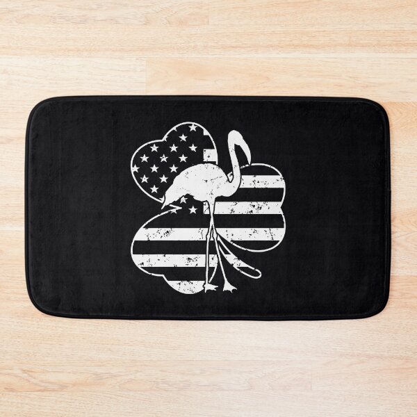 Item preview, St Patricks Day Flamingo Usa Flag Irish Shamrock designed and sold by IceNiceIce.