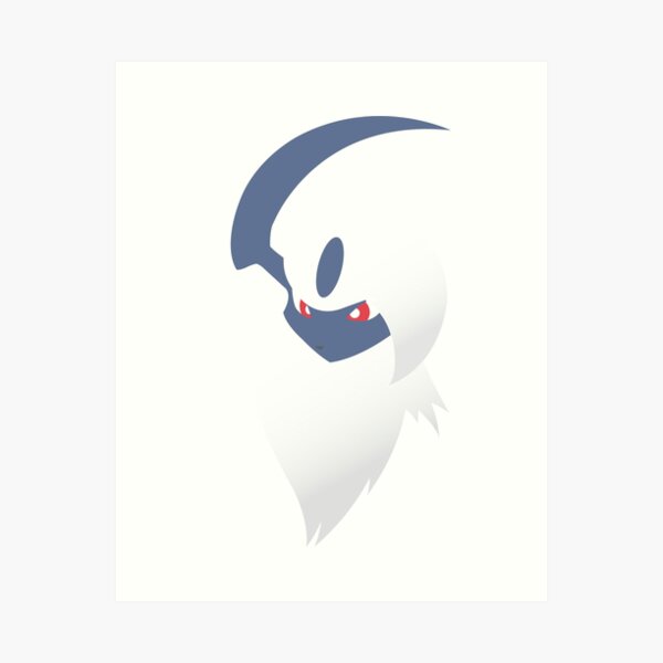 Minimalistic Absol Art Print