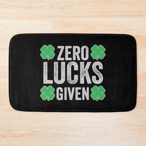 Item preview, St Patrick's Day Shamrocks Zero Lucks Given designed and sold by BallonFlyToSky.