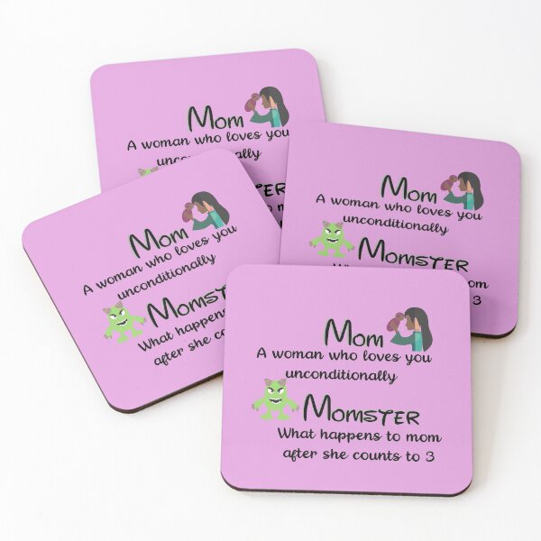Item preview, Mom A Woman Who Loves You Unconditionally/ Momster What Happens To Mom After She Counts To 3 designed and sold by RivalUnchanined.