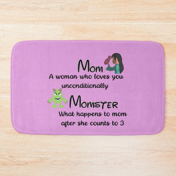 Item preview, Mom A Woman Who Loves You Unconditionally/ Momster What Happens To Mom After She Counts To 3 designed and sold by RivalUnchanined.