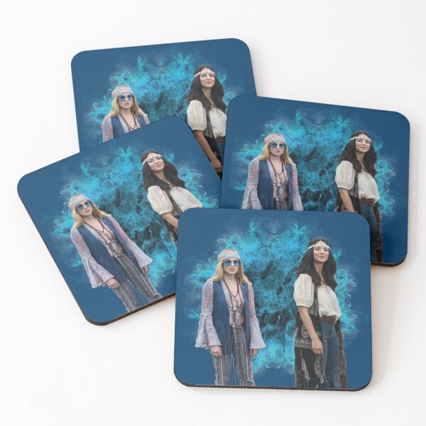 Item preview, Sara Lance and Zari Tomaz blue background designed and sold by dutchchu.
