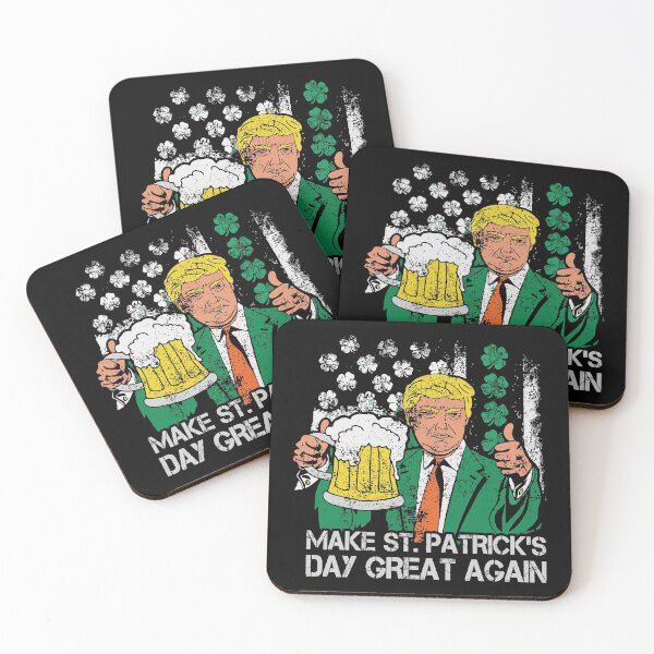 Item preview, Make St Patricks Day Great Again Trump Funny designed and sold by WanitaDesign.
