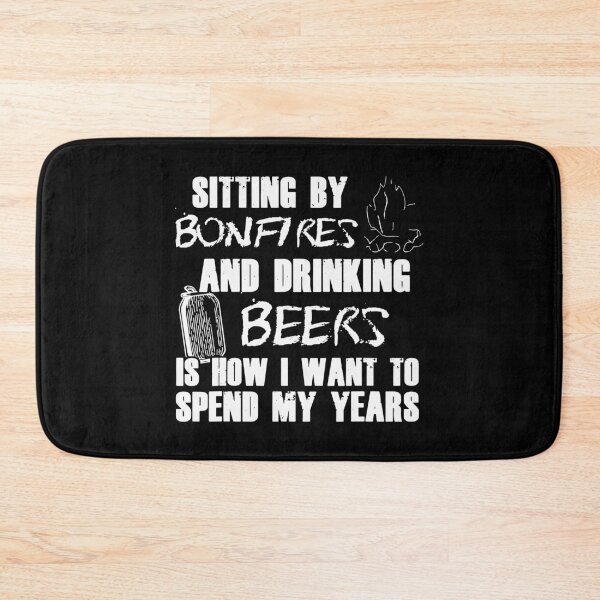 Item preview, St Patrick's Day Sitting Bonfires Drinking Beers designed and sold by BallonFlyToSky.