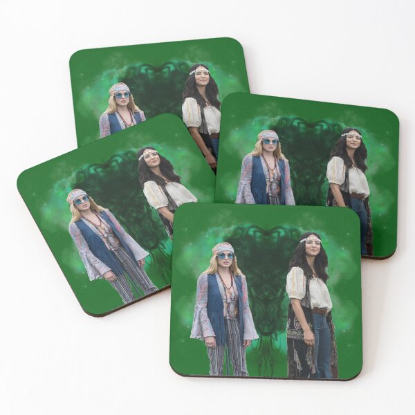 Item preview, Sara Lance and Zari Tomaz green background designed and sold by dutchchu.