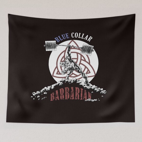 Item preview, Blue Collar Barbarian designed and sold by Graham Lefroy.