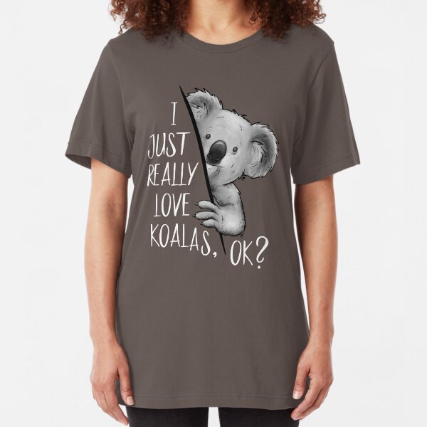 Ich mag einfach Koala Bären ok? Koalabär Beuteltier Slim Fit T-Shirt